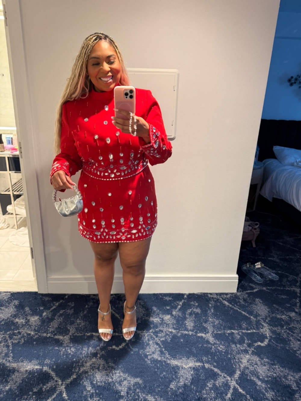 Red Skirt Set - Picture 2 of 3